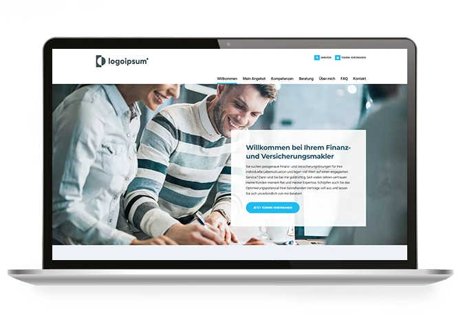 Makler Homepages | Demo Classic Webvisitenkarte