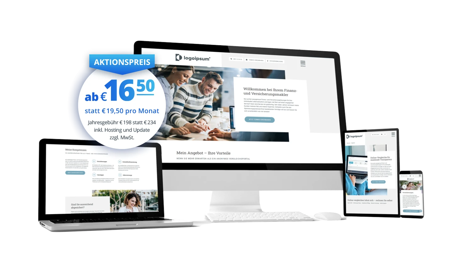 Makler Homepage 2.0 Aktionspreis