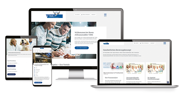 Makler Homepage Referenz | V3IME