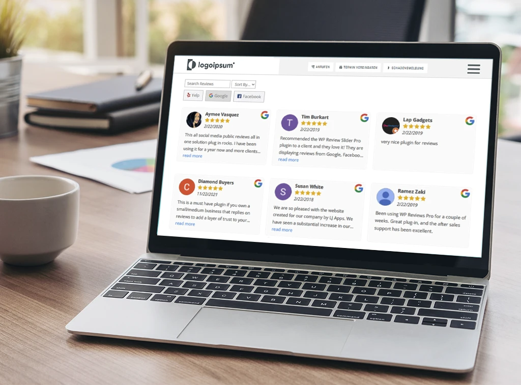 System 10 System - Kundenbewertungen präsentieren