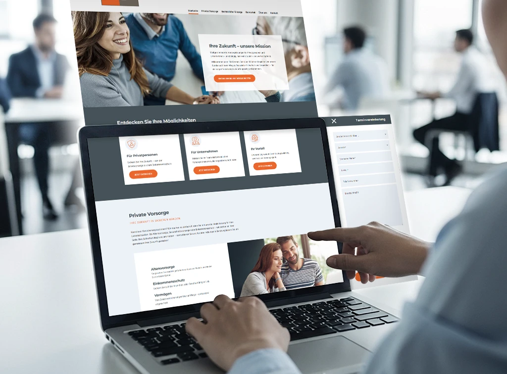 Webvisitenkarte 1 Makler Homepage 2.0 - Webvisitenkarte