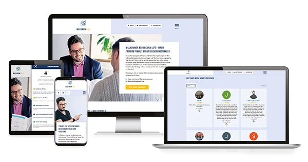 Makler Homepages | Referenz Maximum Life