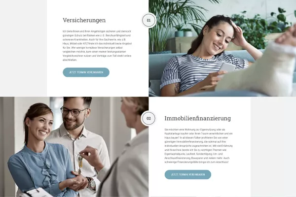 Mustertexte mit Musterbildern