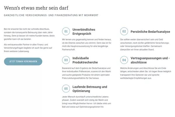 themenspezifische Mustertexte